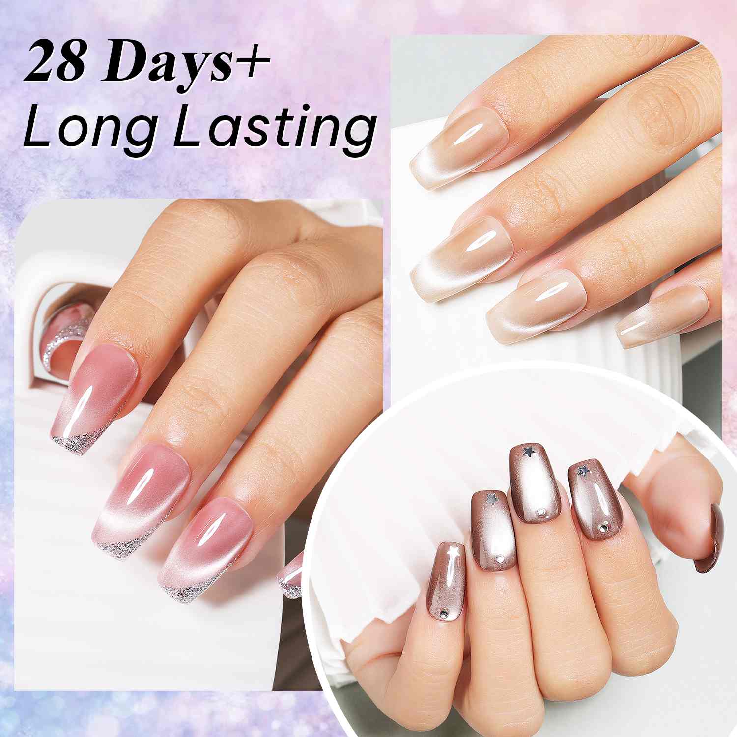 AIMEILI HEMA-Free Cat Eye Gel Polish Set 6pcs – Kit 104