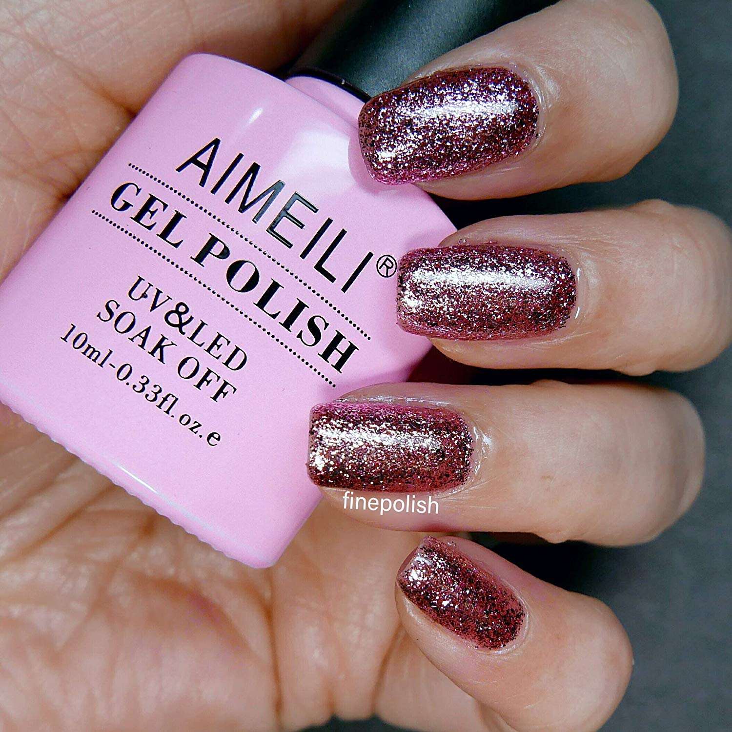 pink chrome nail designs
