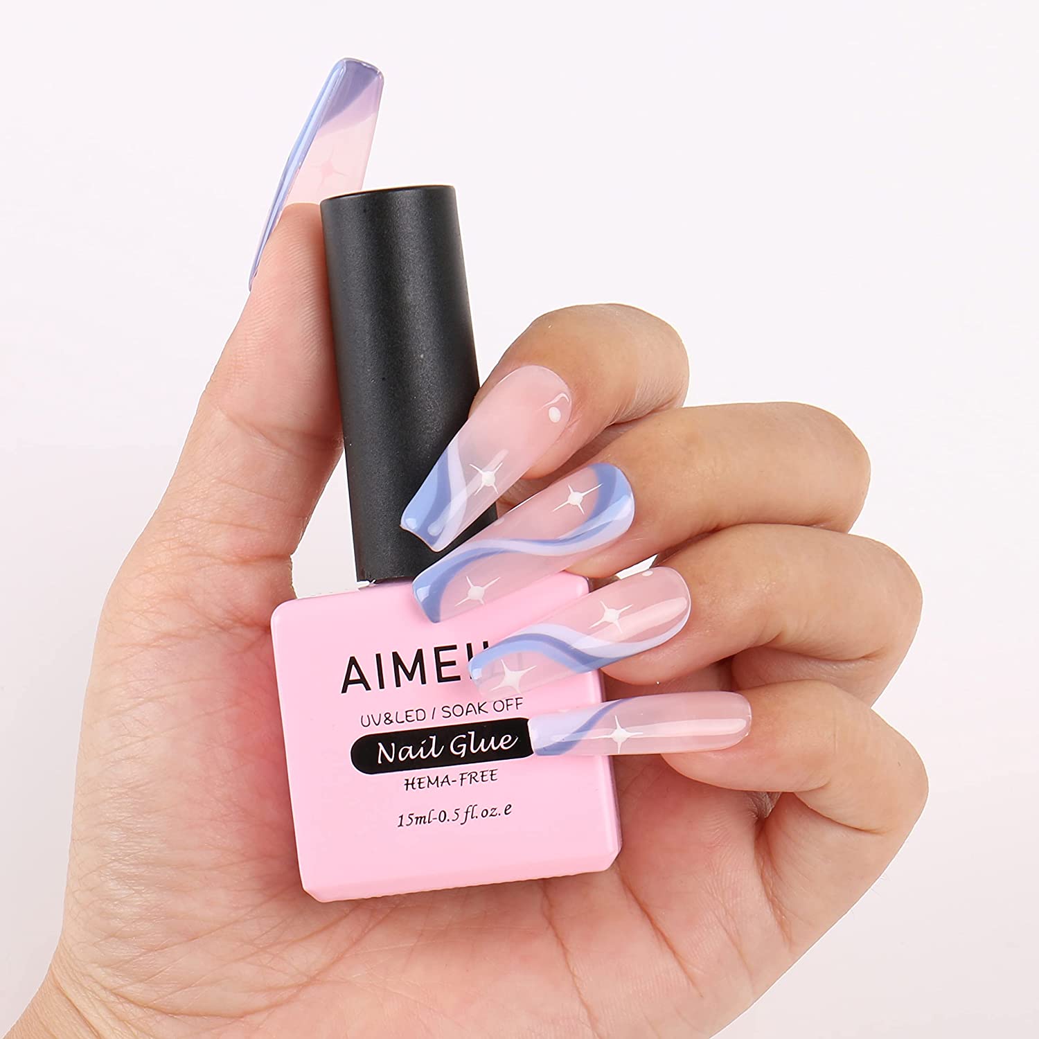 best press on nail glue