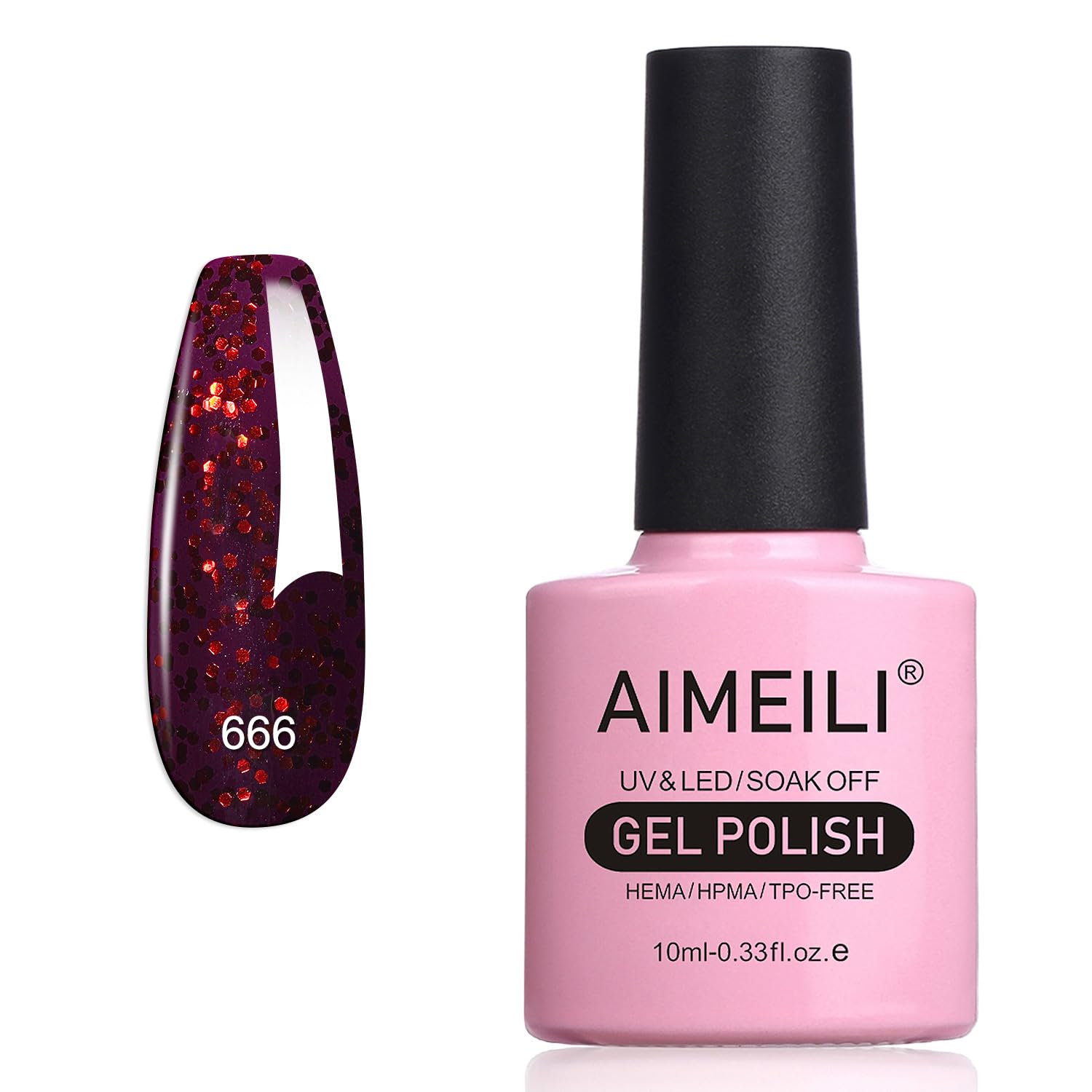 best reflective glitter gel polish