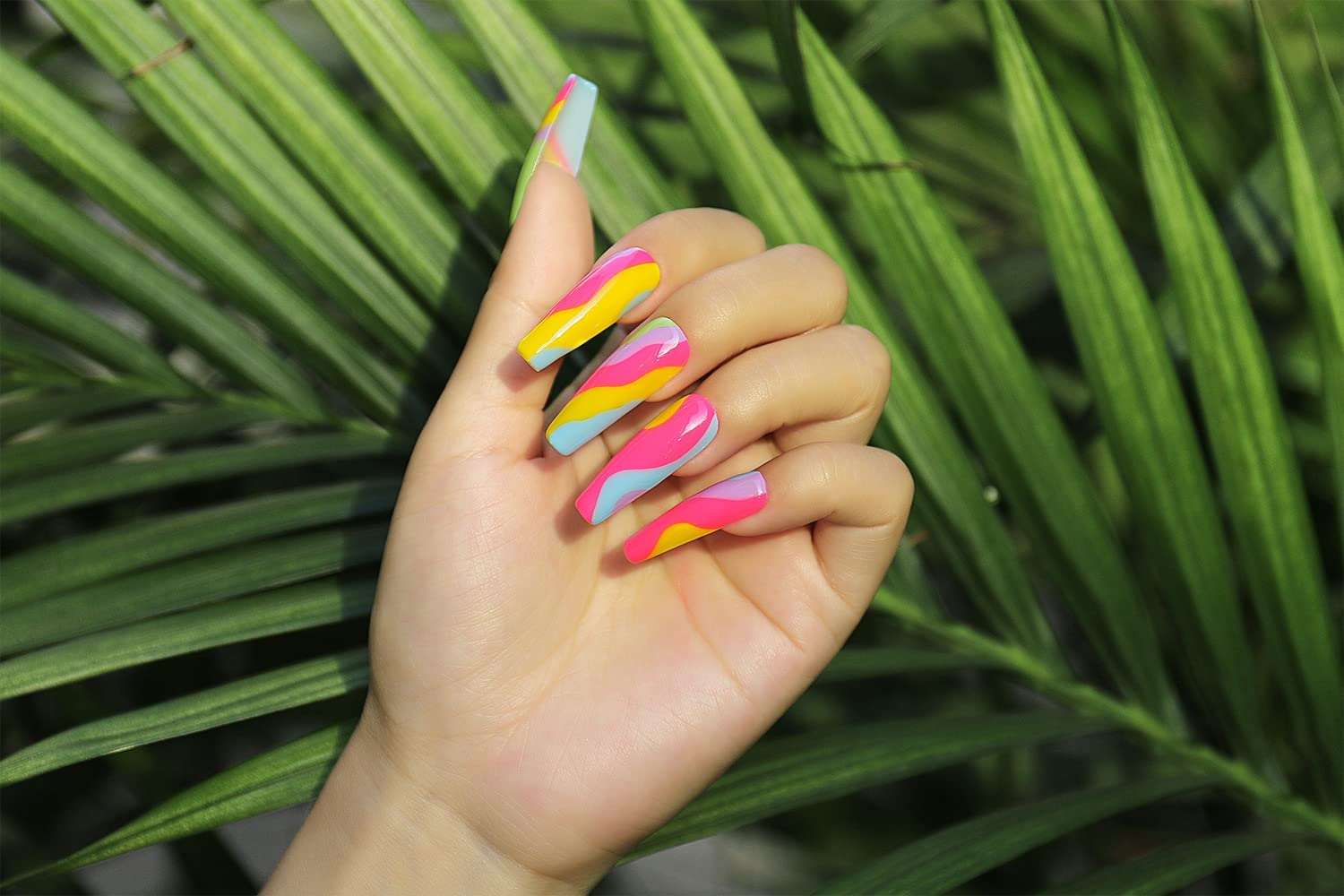 colorful nails