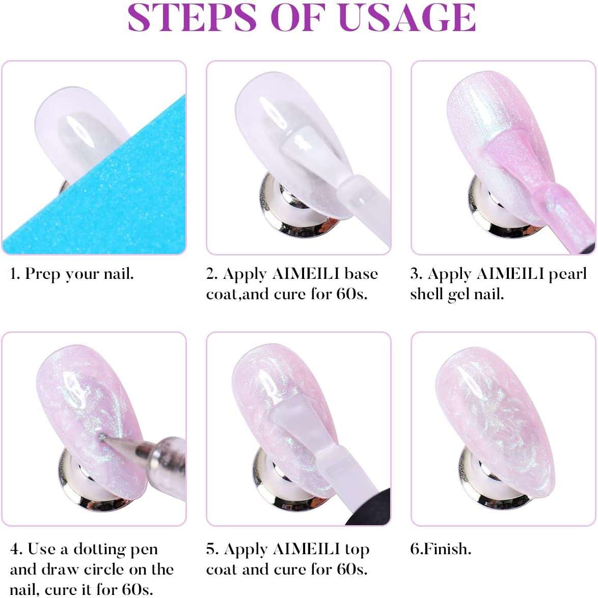 Pearl Blue Nail Polish (170)