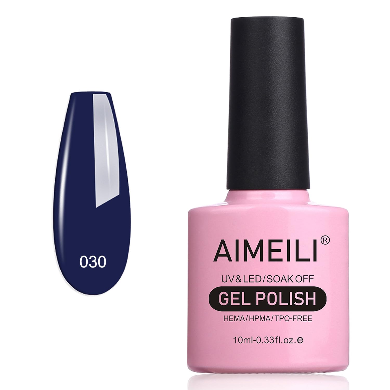 Aimeili Soak Off UV LED Gel Nail Polish - Blue 030 10ml Aimeili Soak Off UV LED Gel Nail Polish - Blue 030 10ml