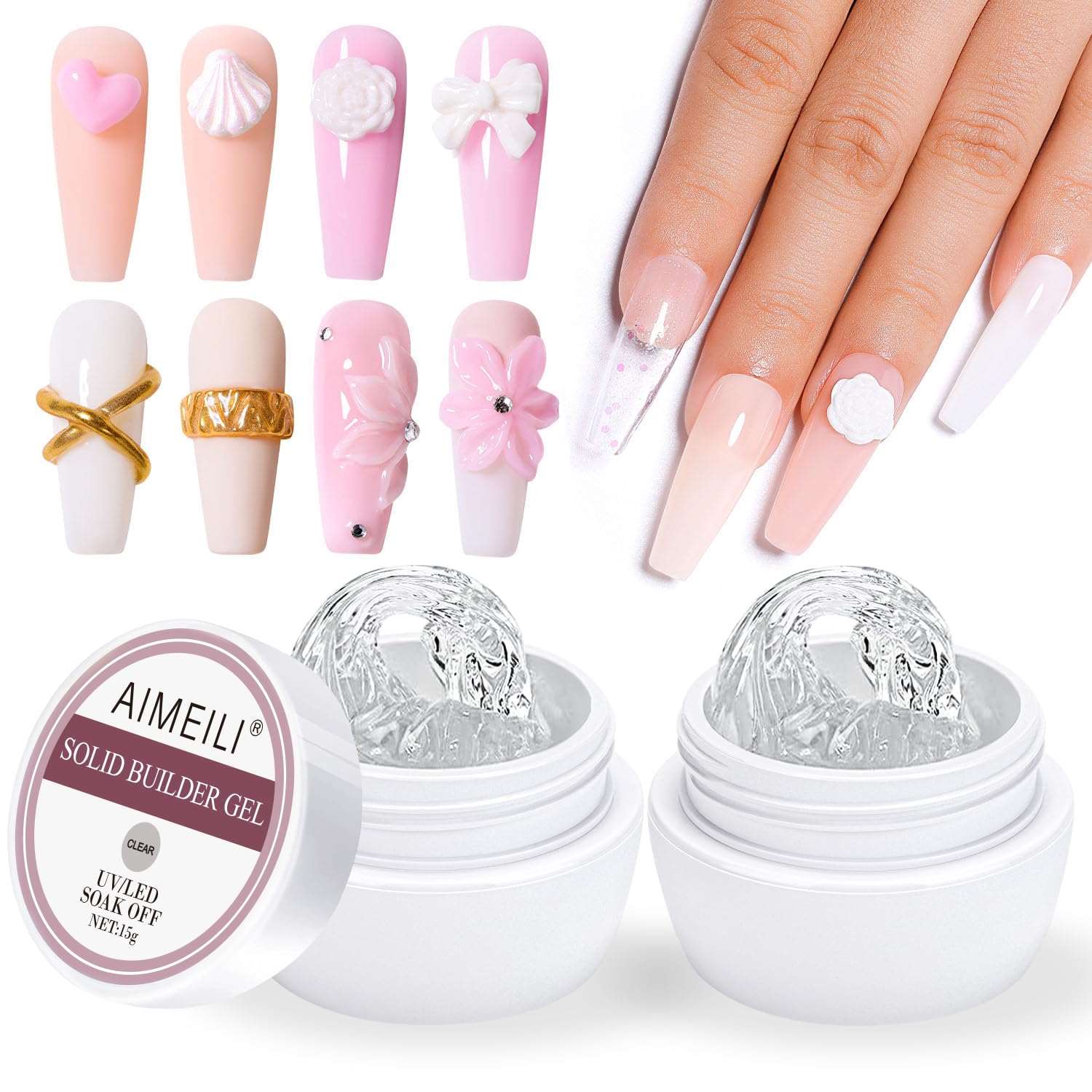 solid clear builder gel