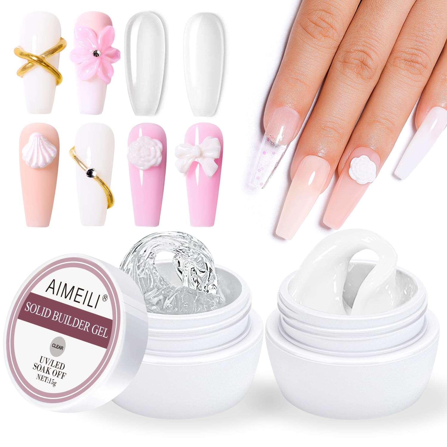 solid white builder gel