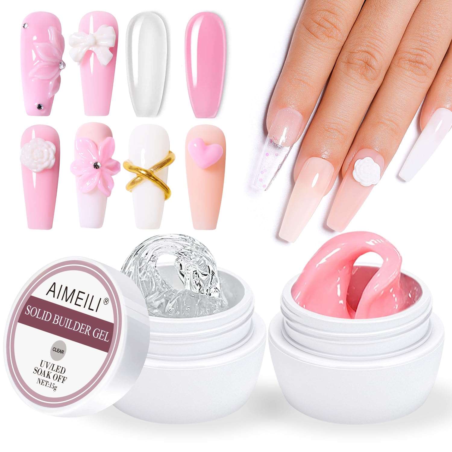 Pink builder gel
