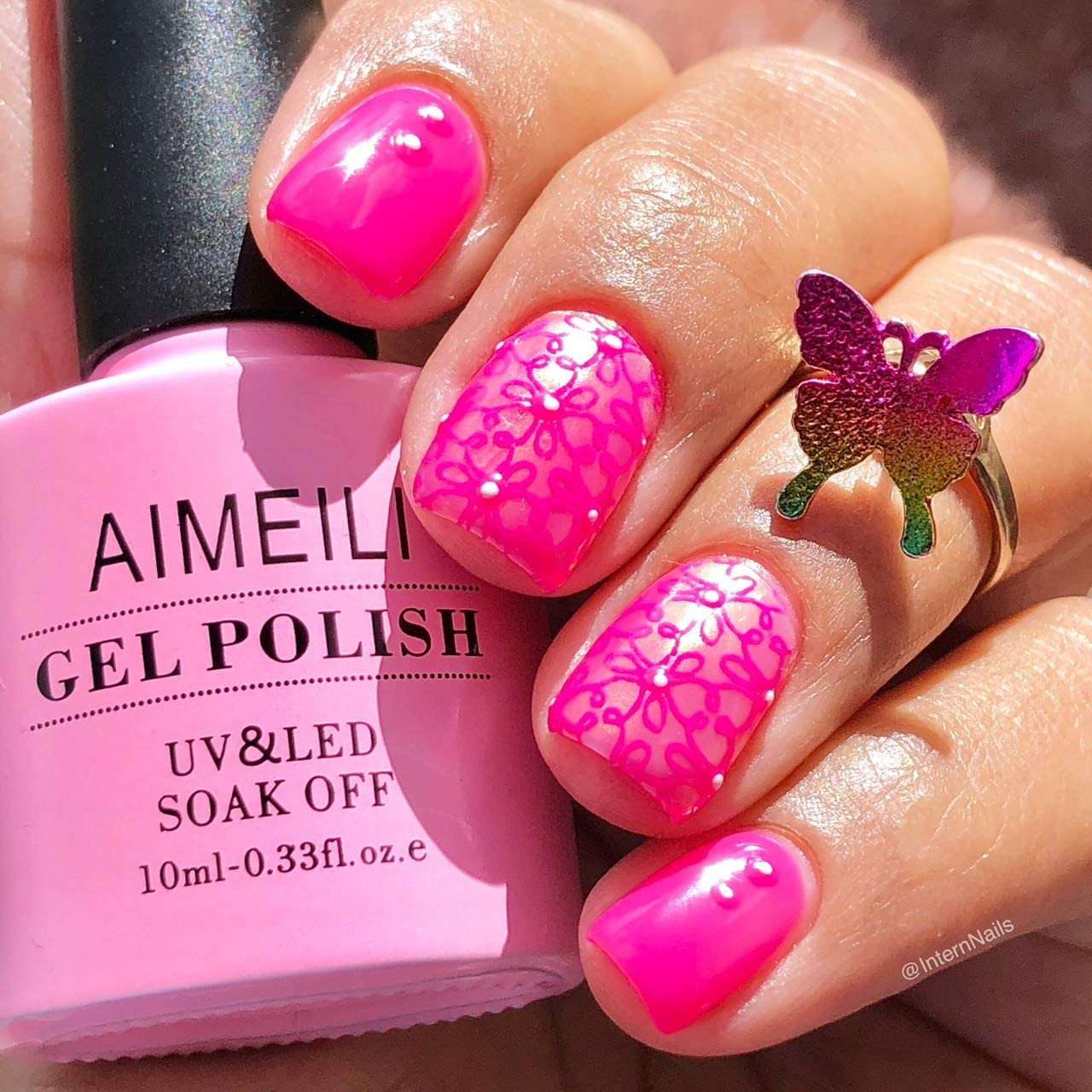 highlighter nails