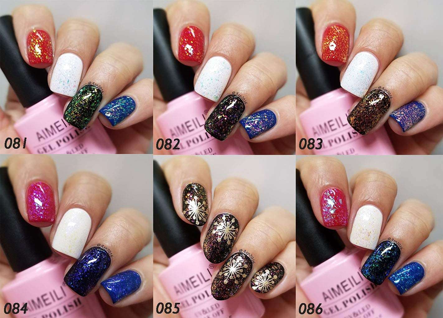 galaxy nail polish