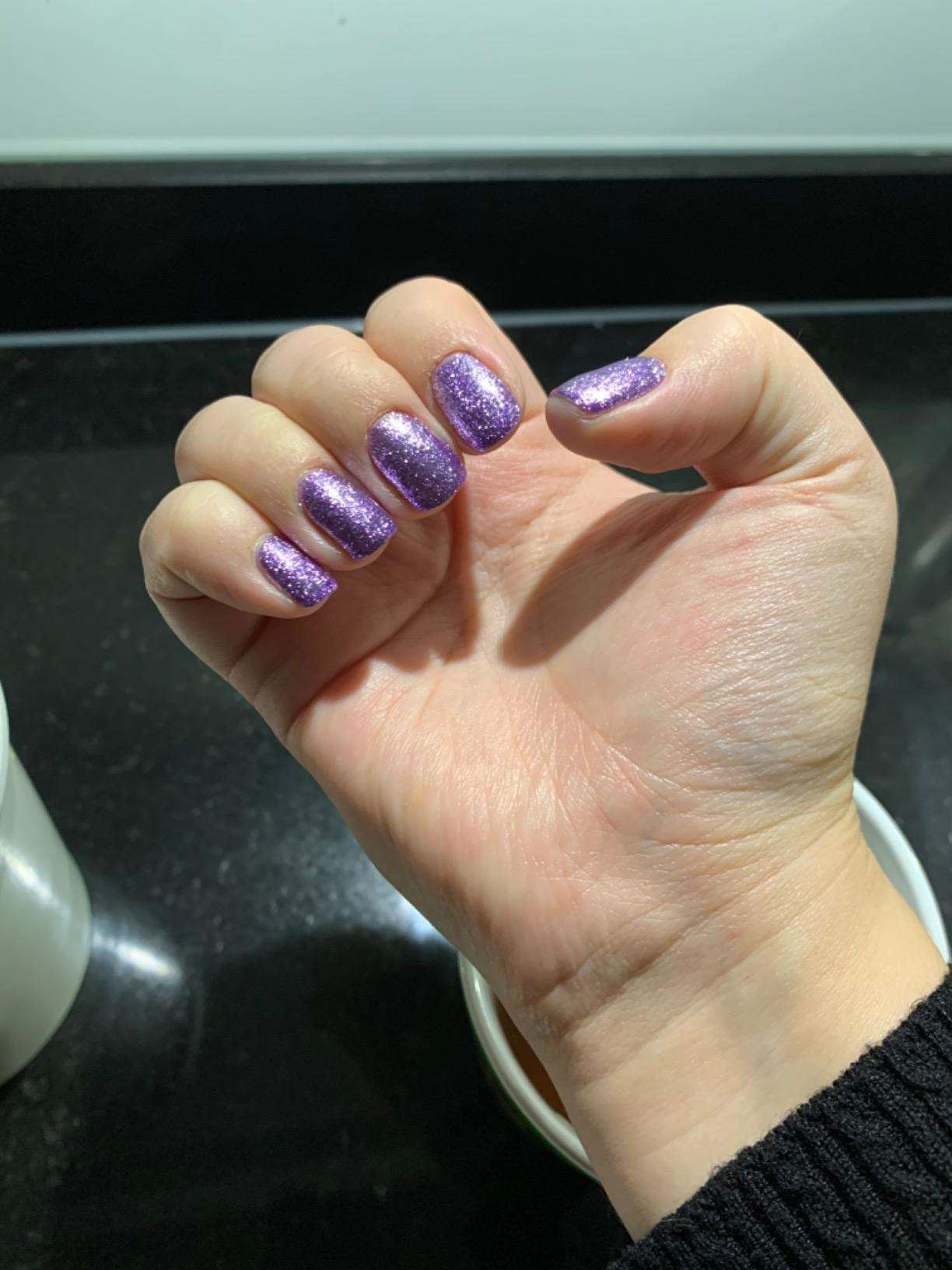 gel nail glitter polish