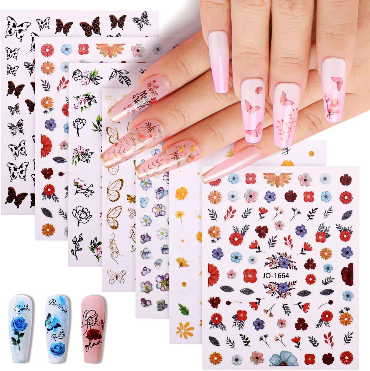 best stick on nails