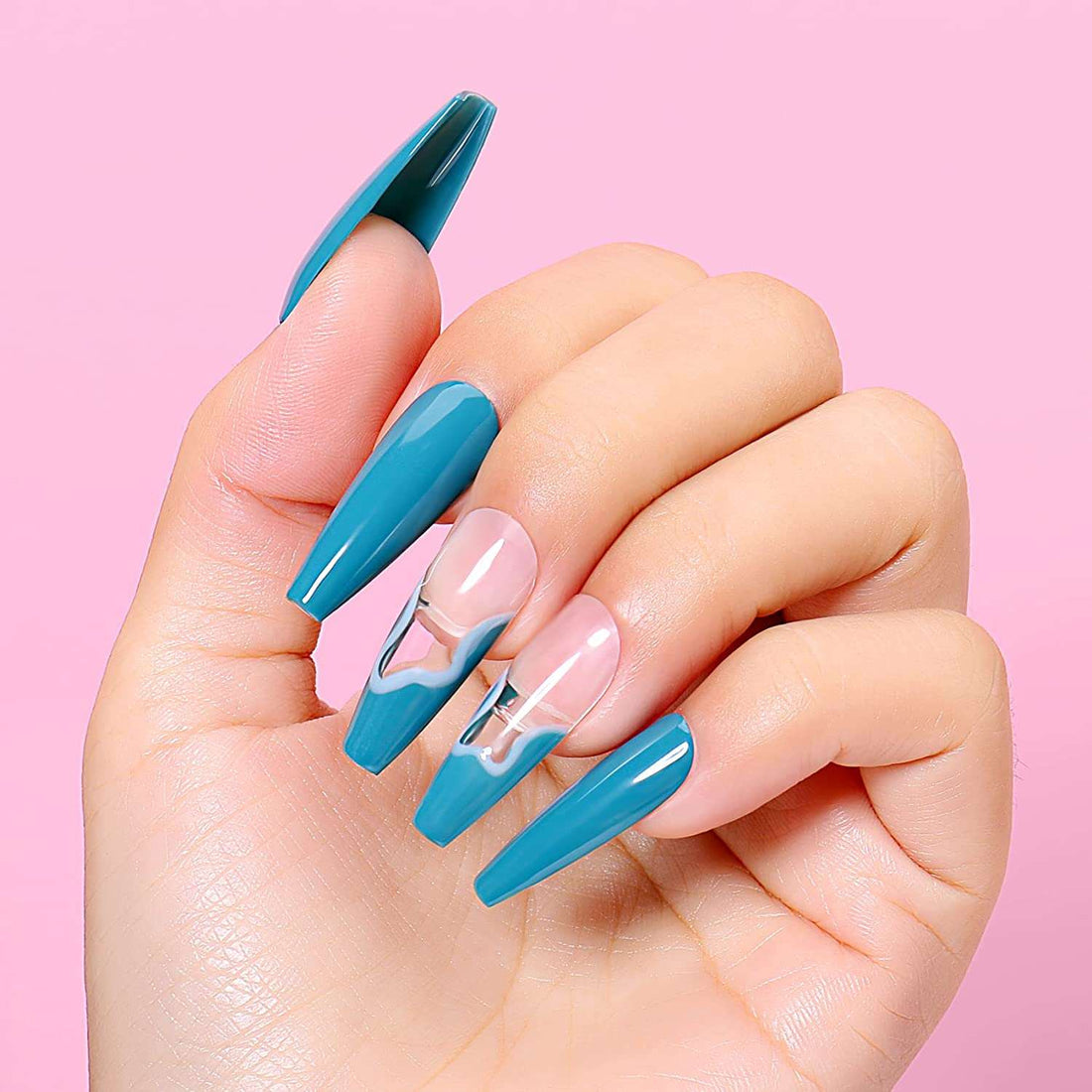 Blue Green Gel Nail Polish Set(SET12-12_8ML)