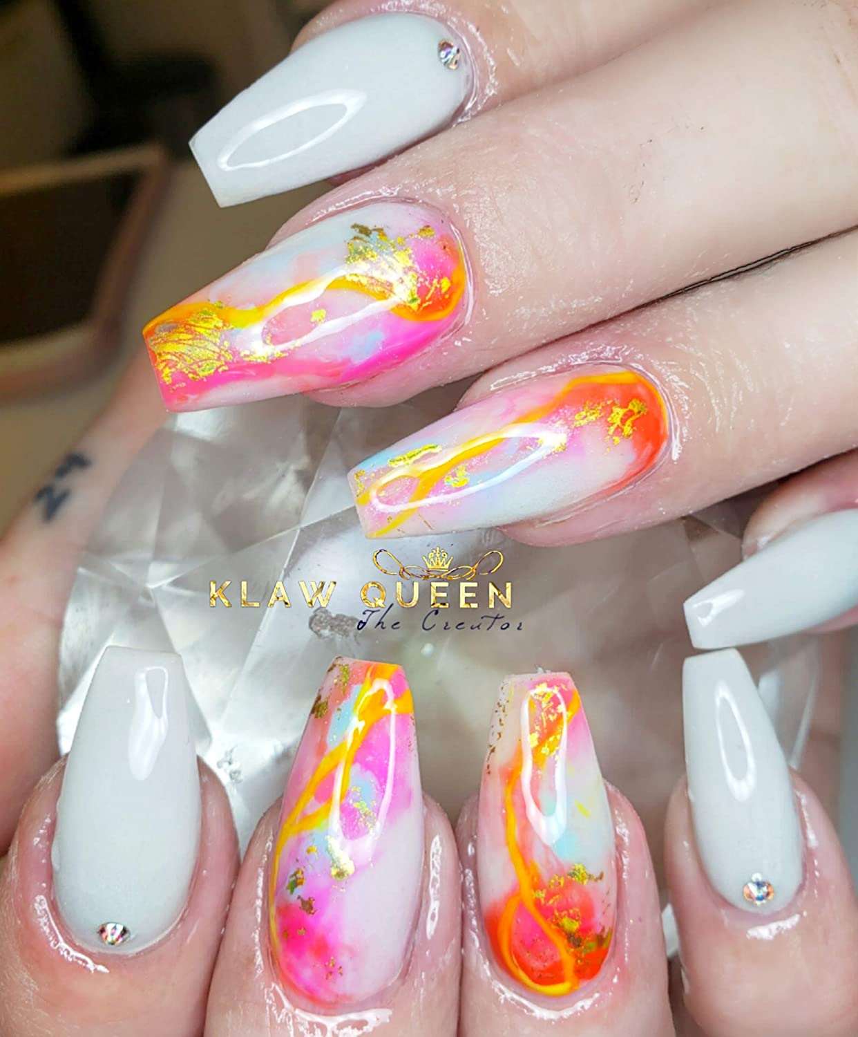 blooming gel nails