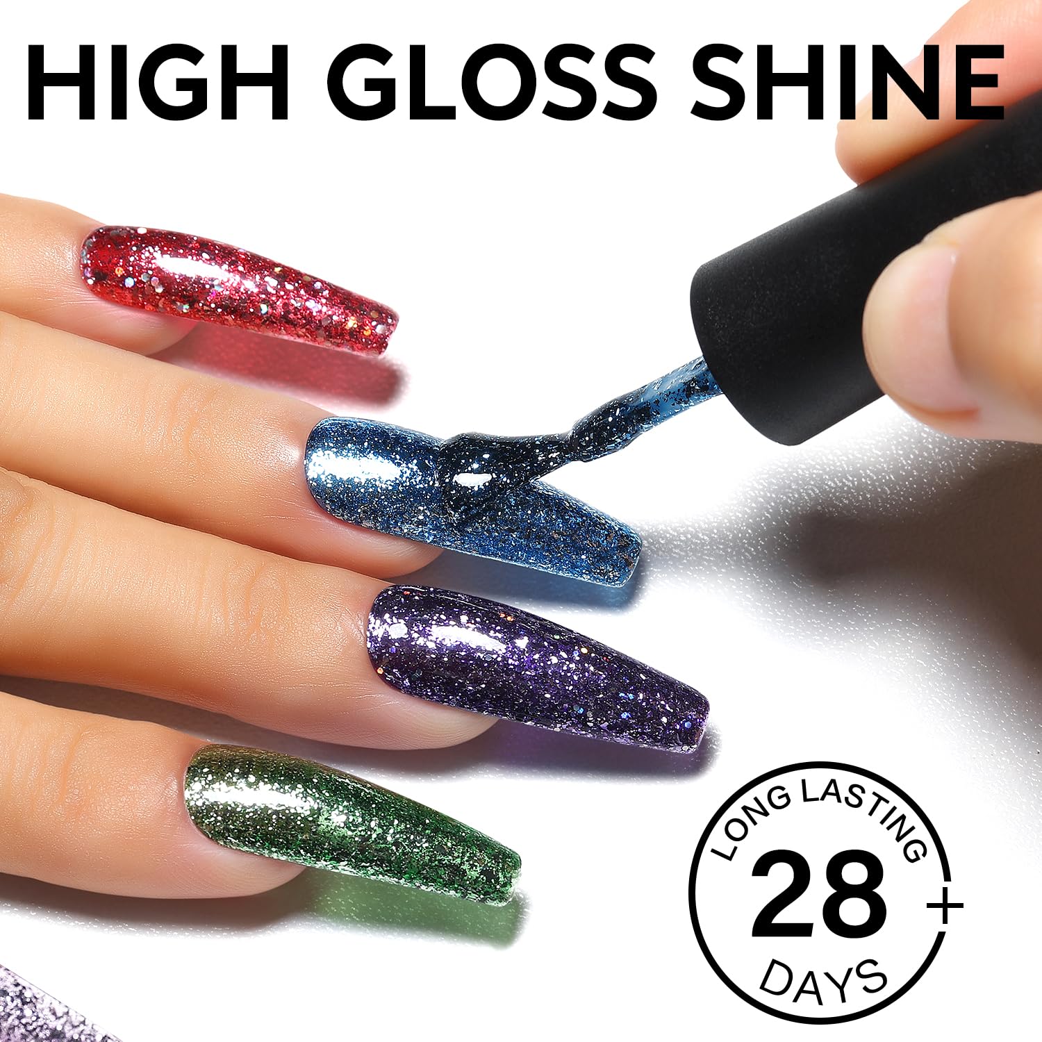glitter gel nail polish