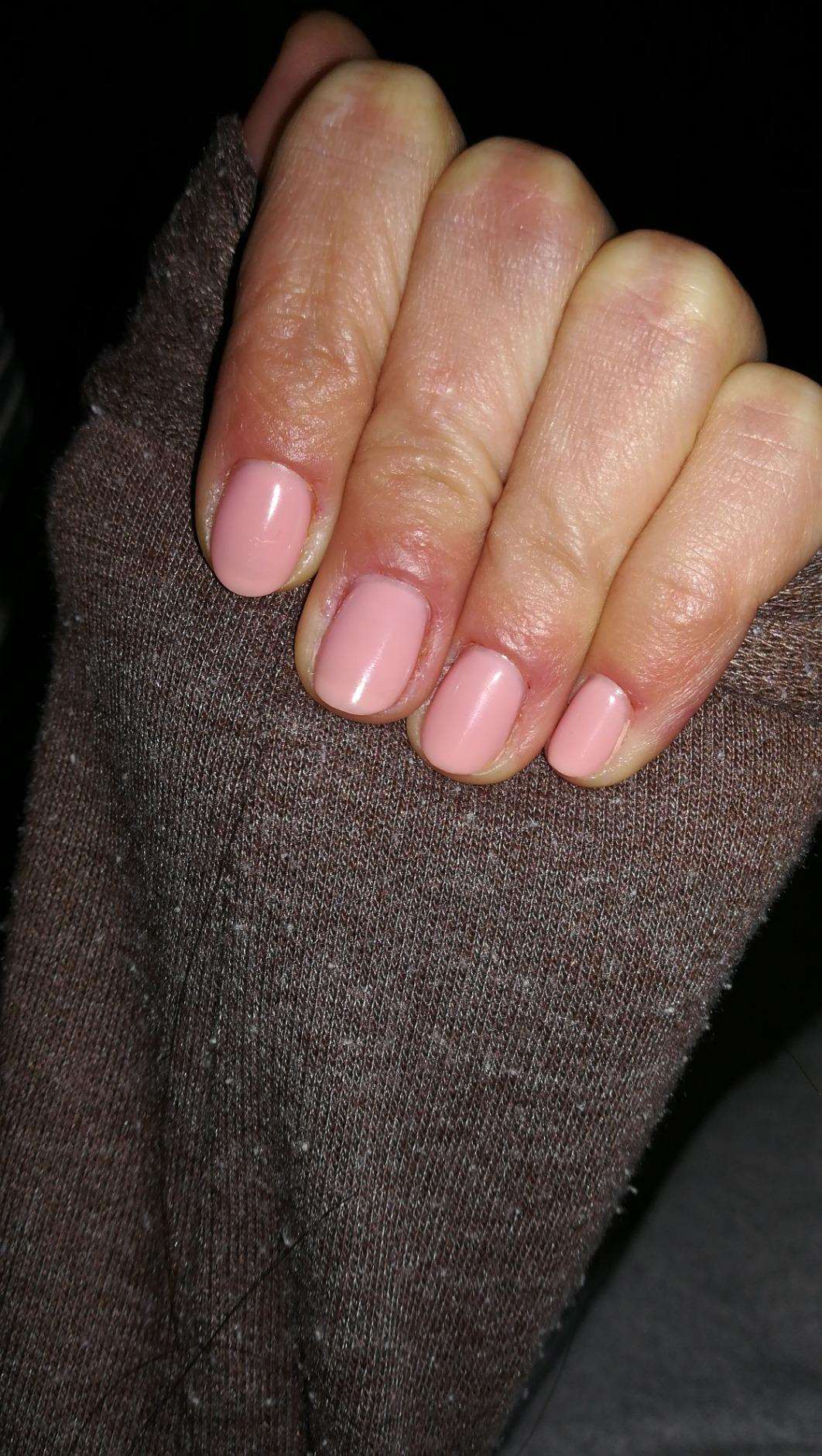 nude fall nails