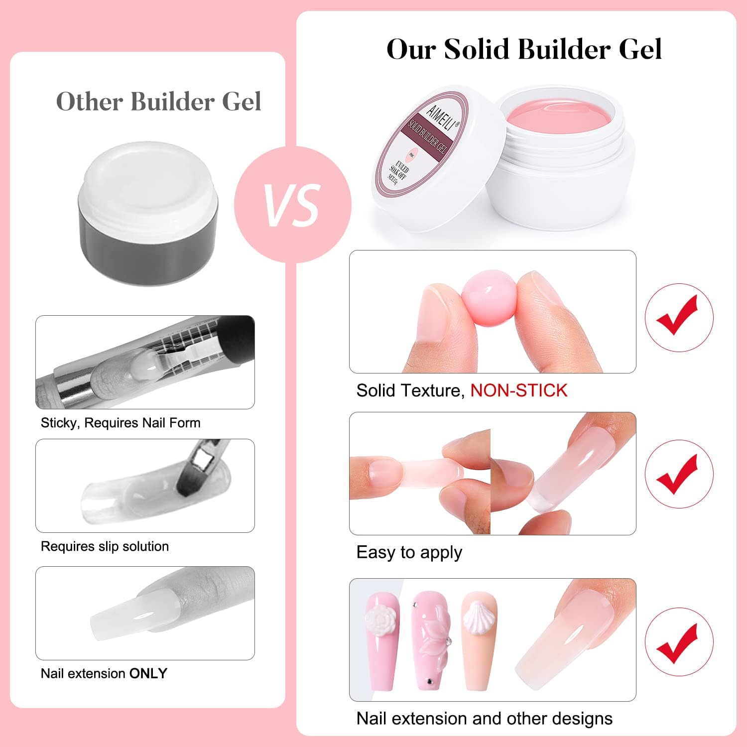 Builder gel VS Solid Builder Gel