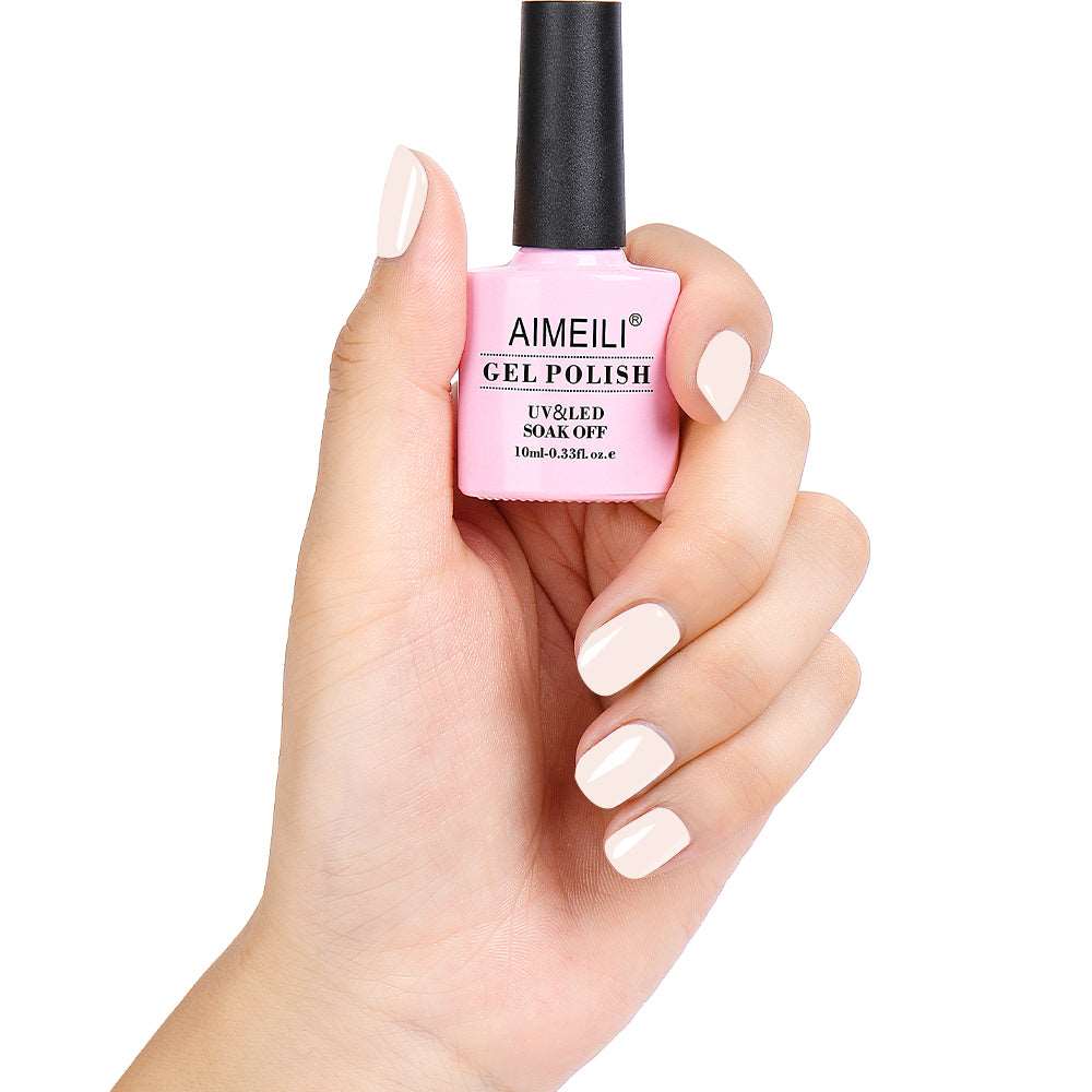 milky nails
