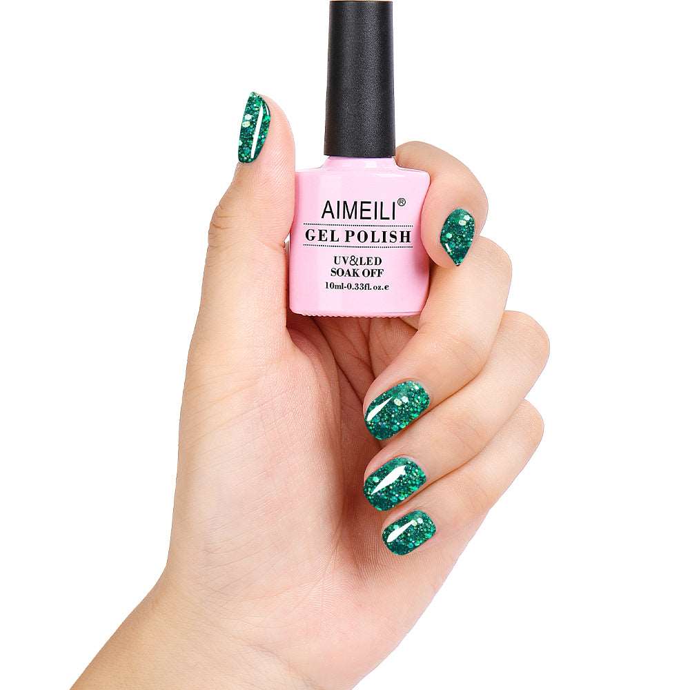 christmas nails green