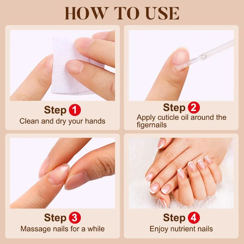 How to use the cuticle oil for nails