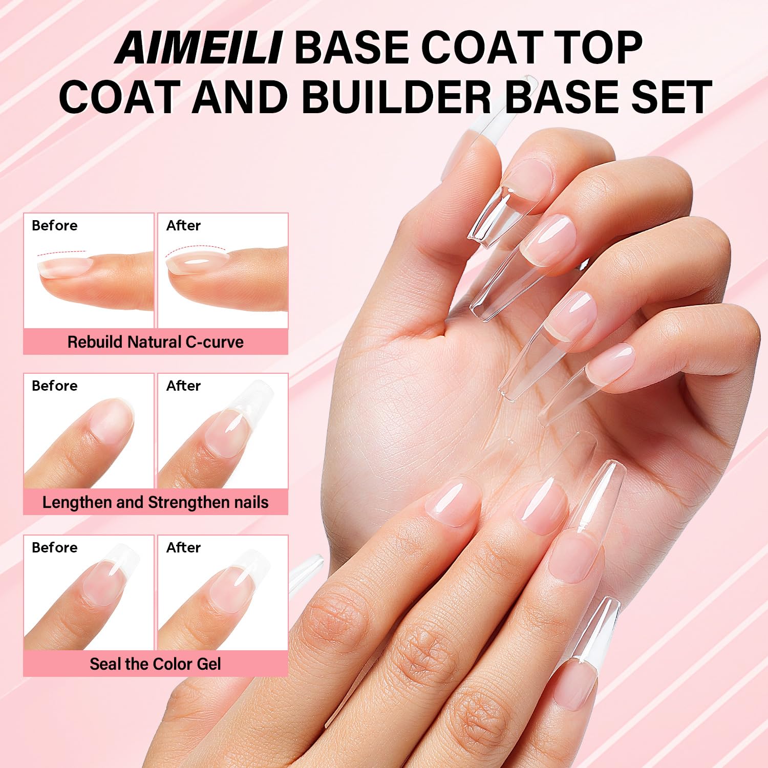 Best base coat top coat and builder base set
