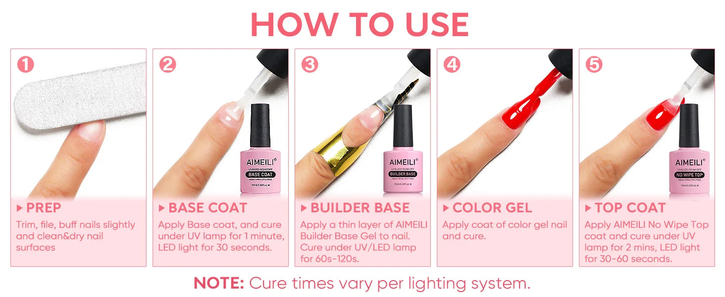 how to use the builder base and top coat