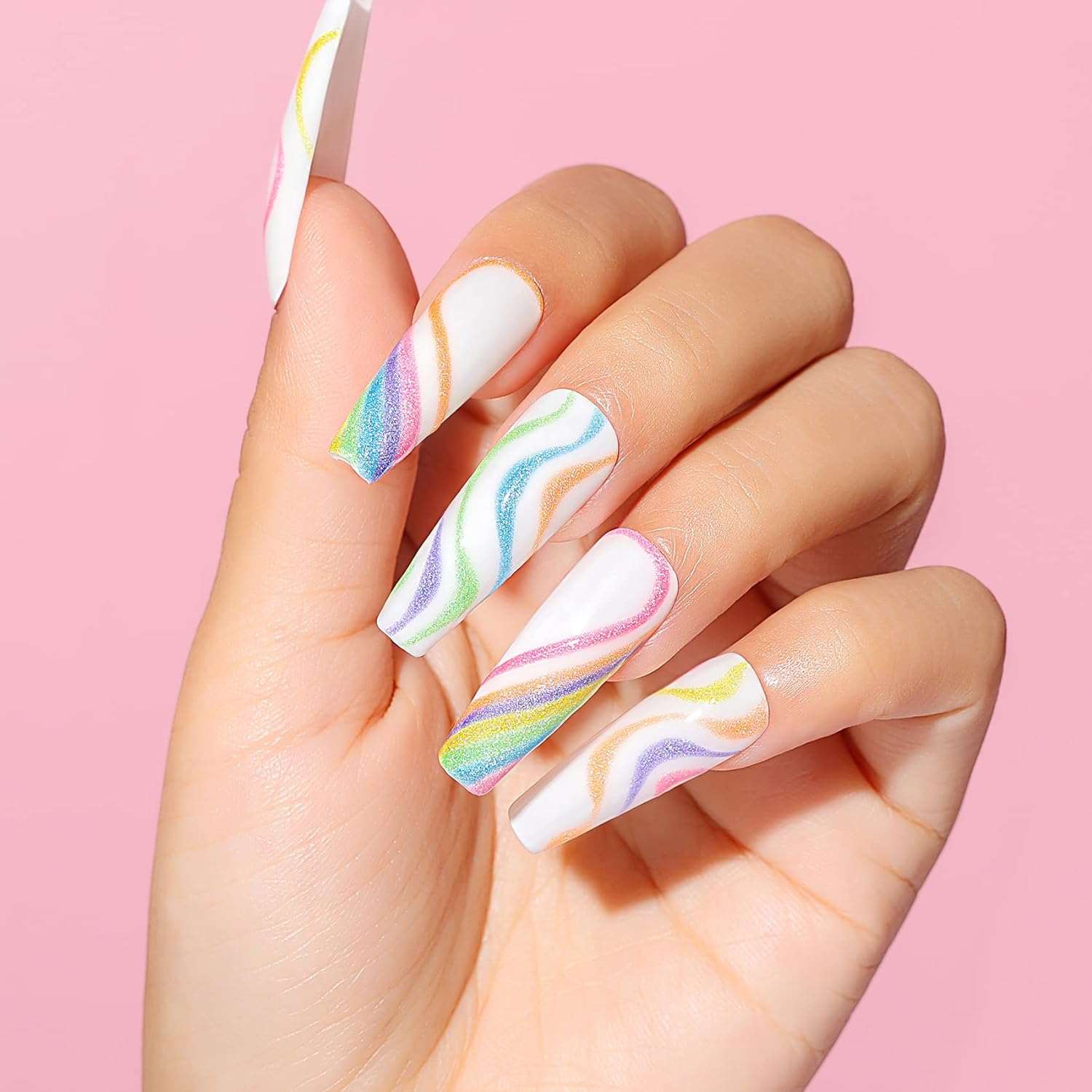 Neon Reflective Gel Nail Polish Set (Set6-50)