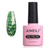 Diamond Glitter Fire Green Gel Polishj