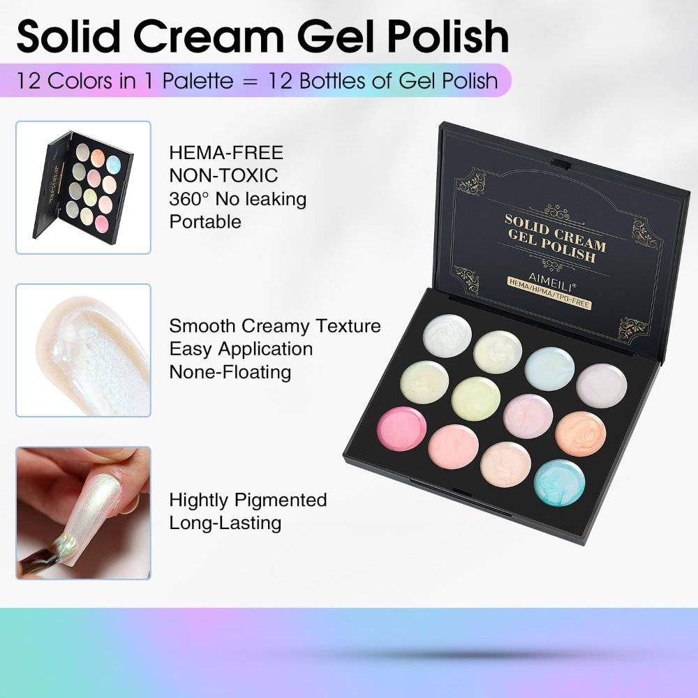 Best ice cream solid cream gel polish