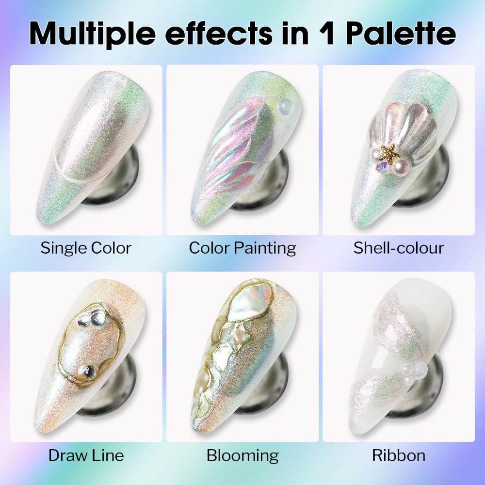 Multiple effects with solid cream palette