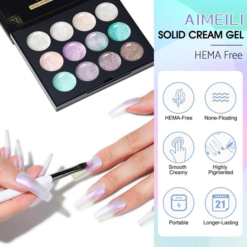 AIMEILI hema free solid cream gel