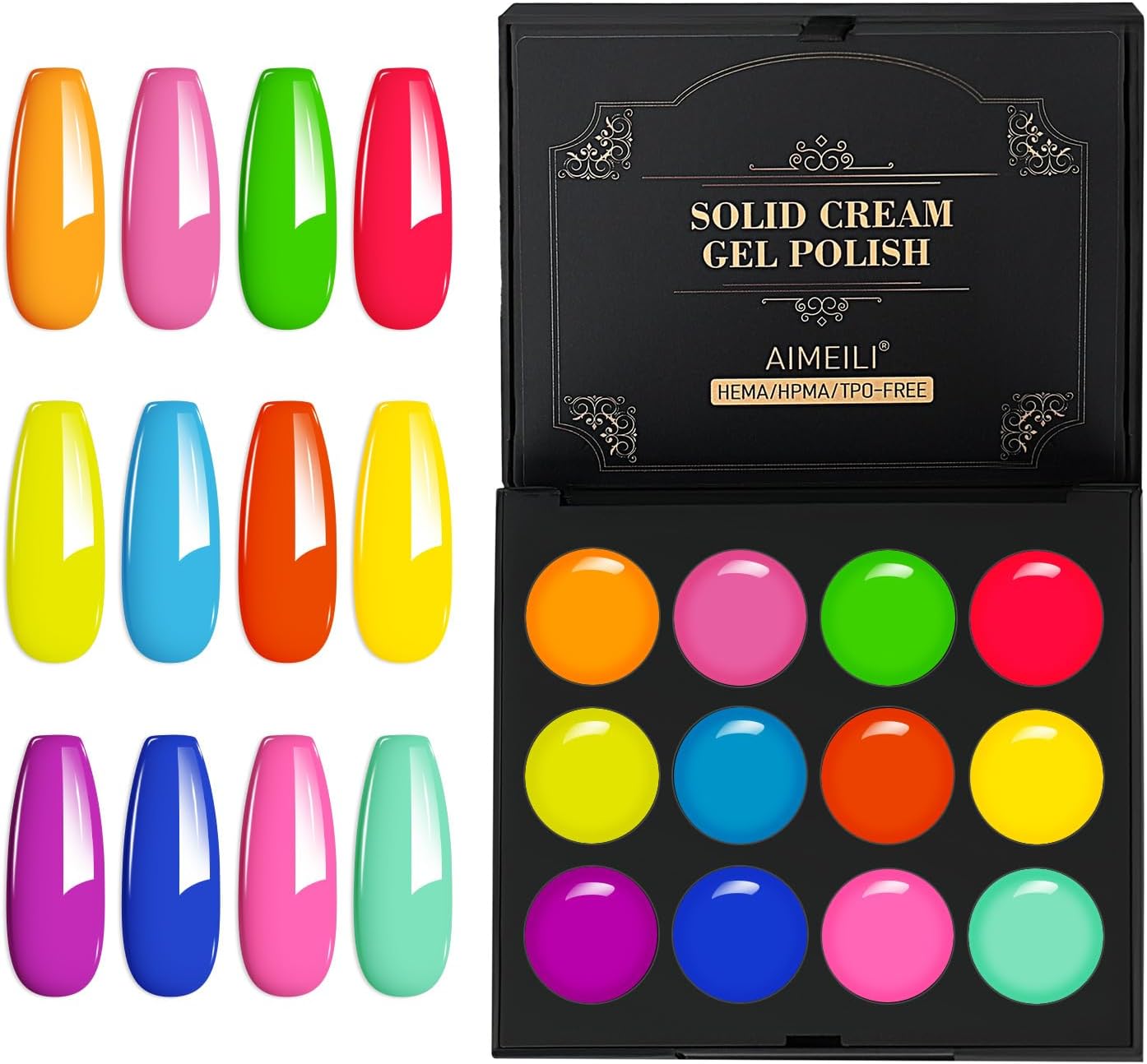 Solid cream gel polish for summer