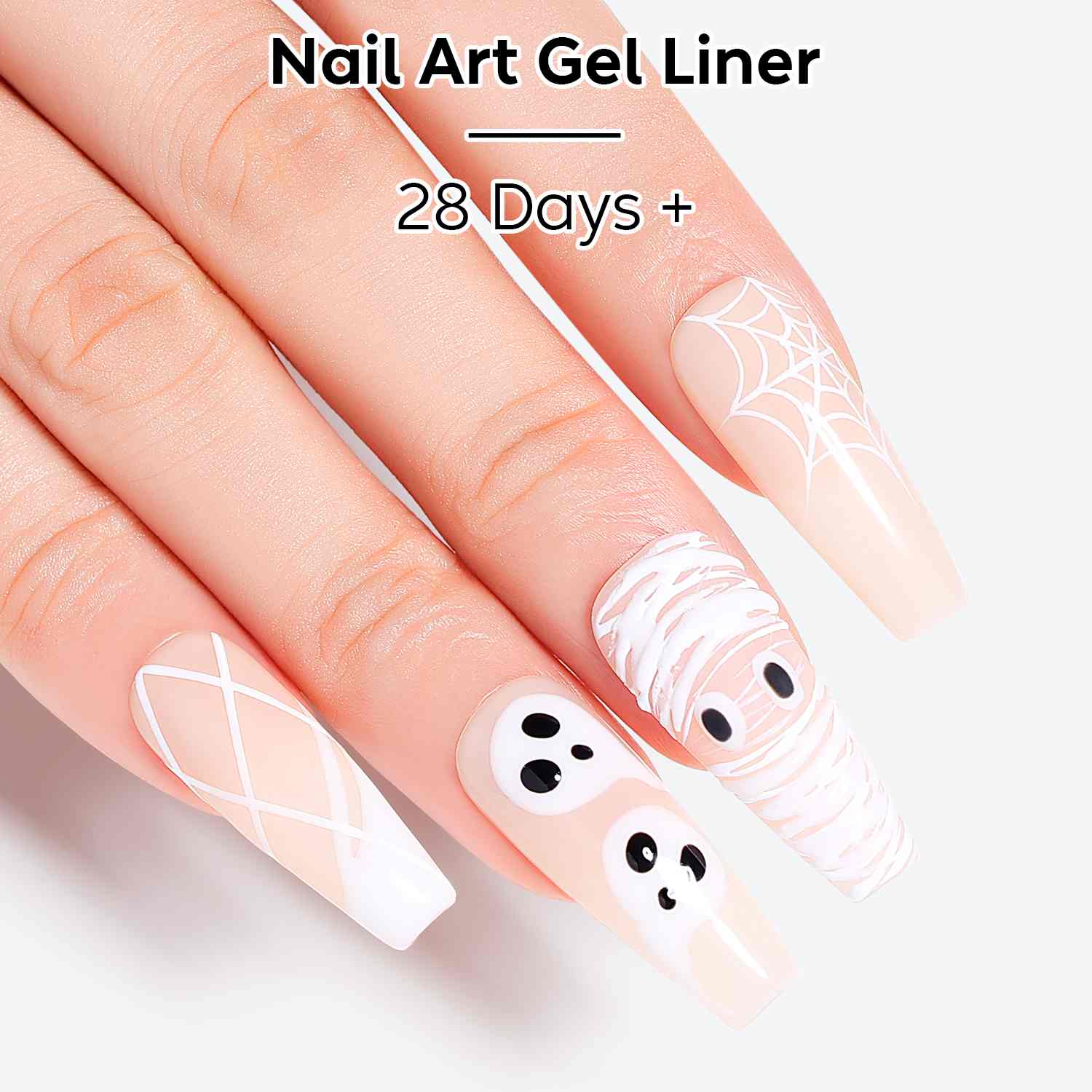 AIMEILI White Nail Art Liner Gel