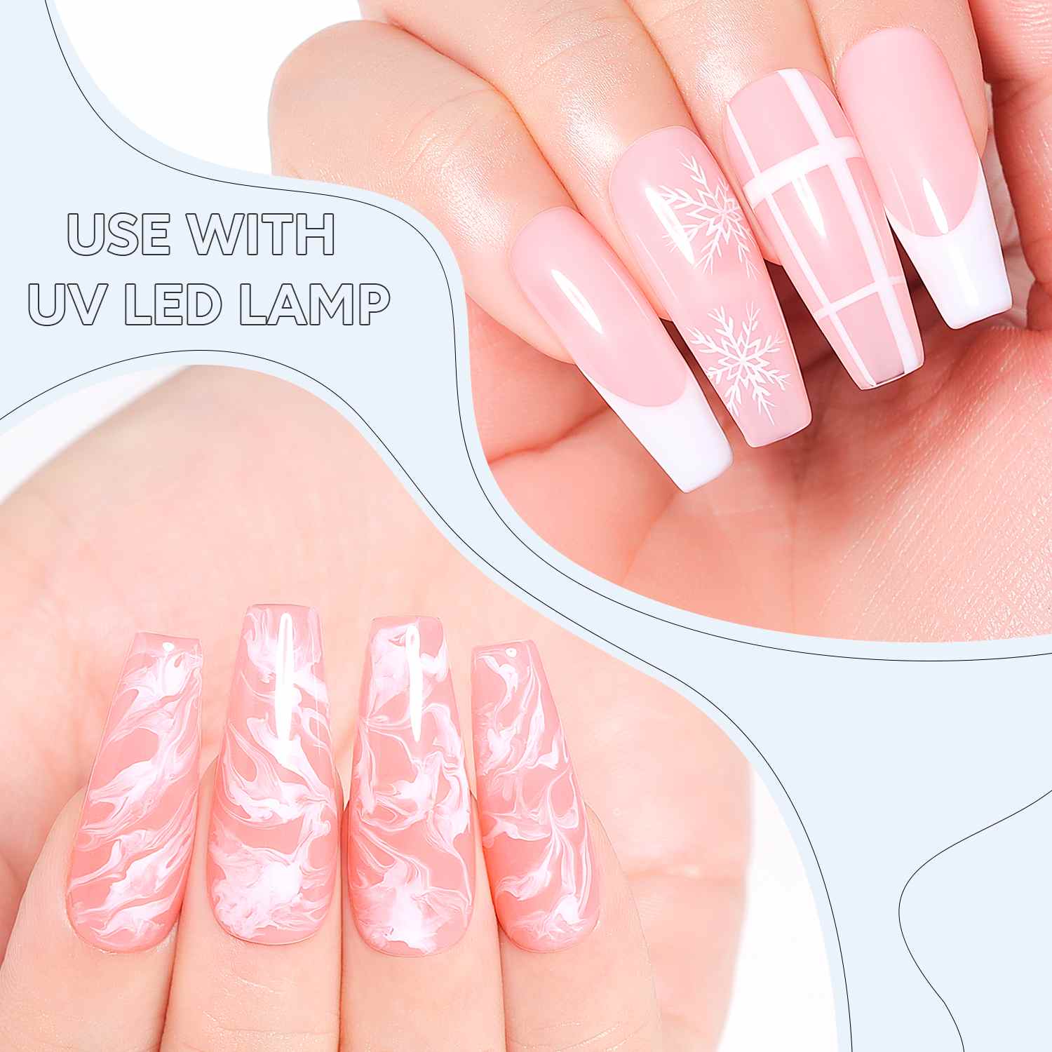 AIMEILI White Nail Art Liner Gel