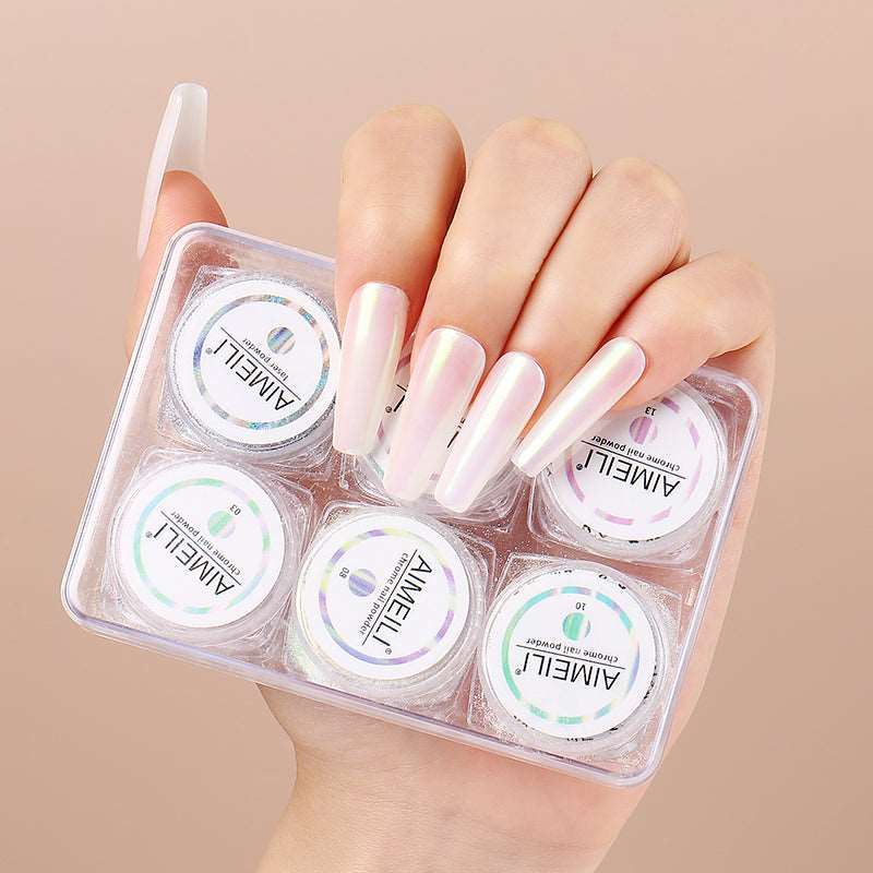 nail chrome powder