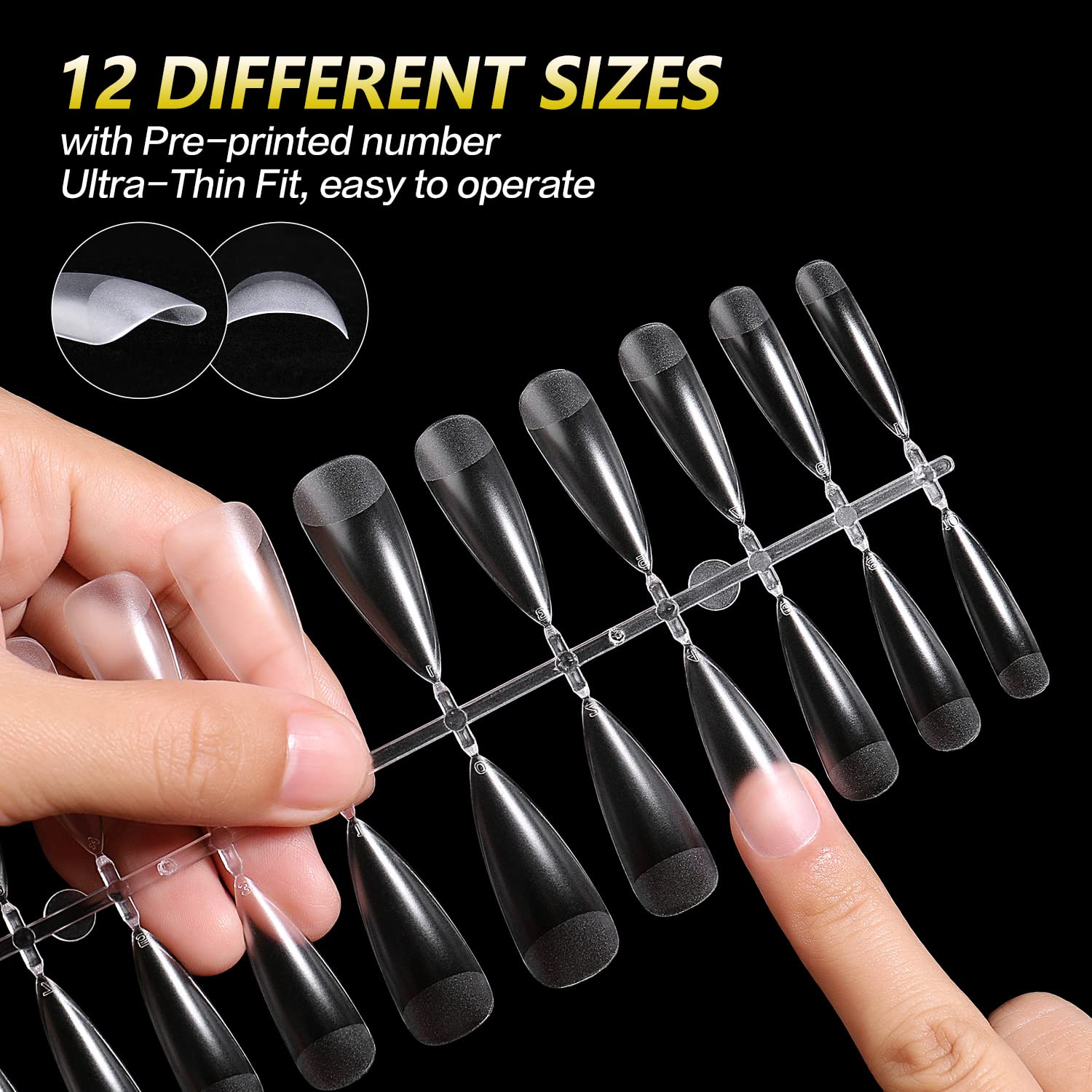 full cover stiletto nail tips