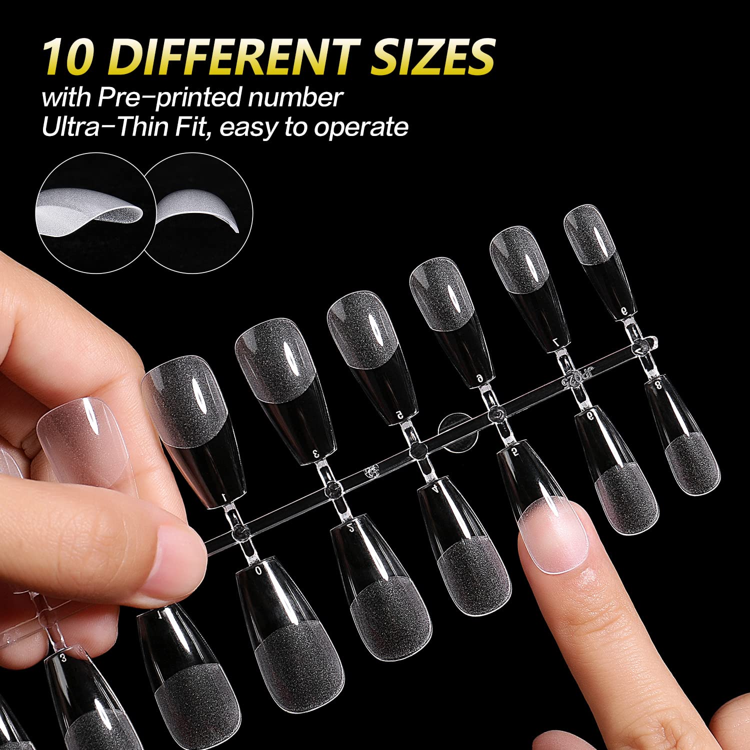 coffin nail tips short