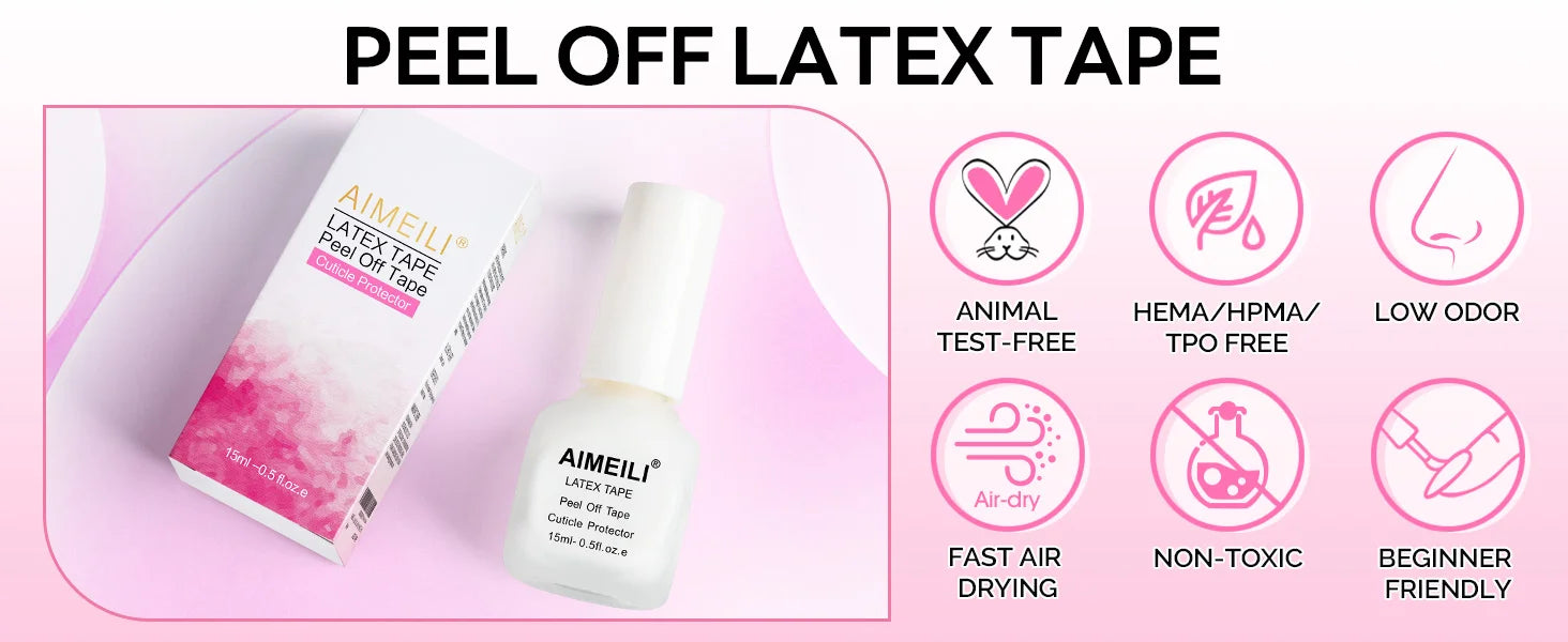 peel off latex for nails