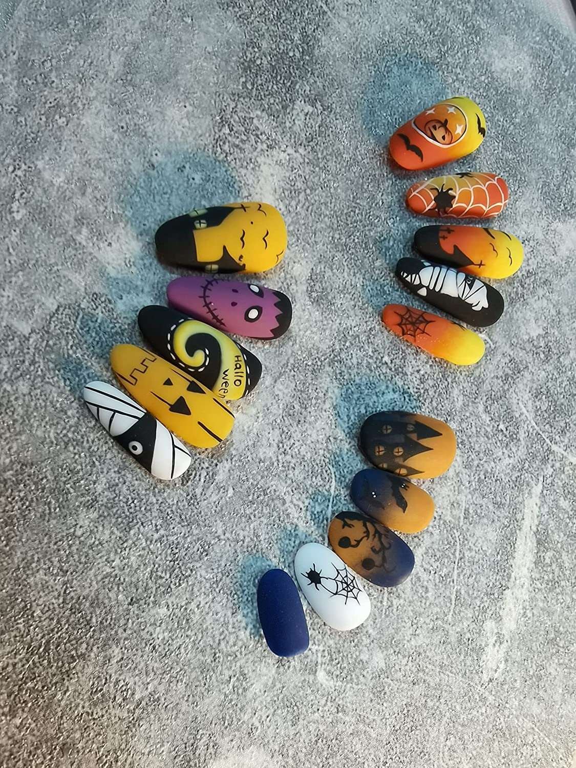 halloween nail design
