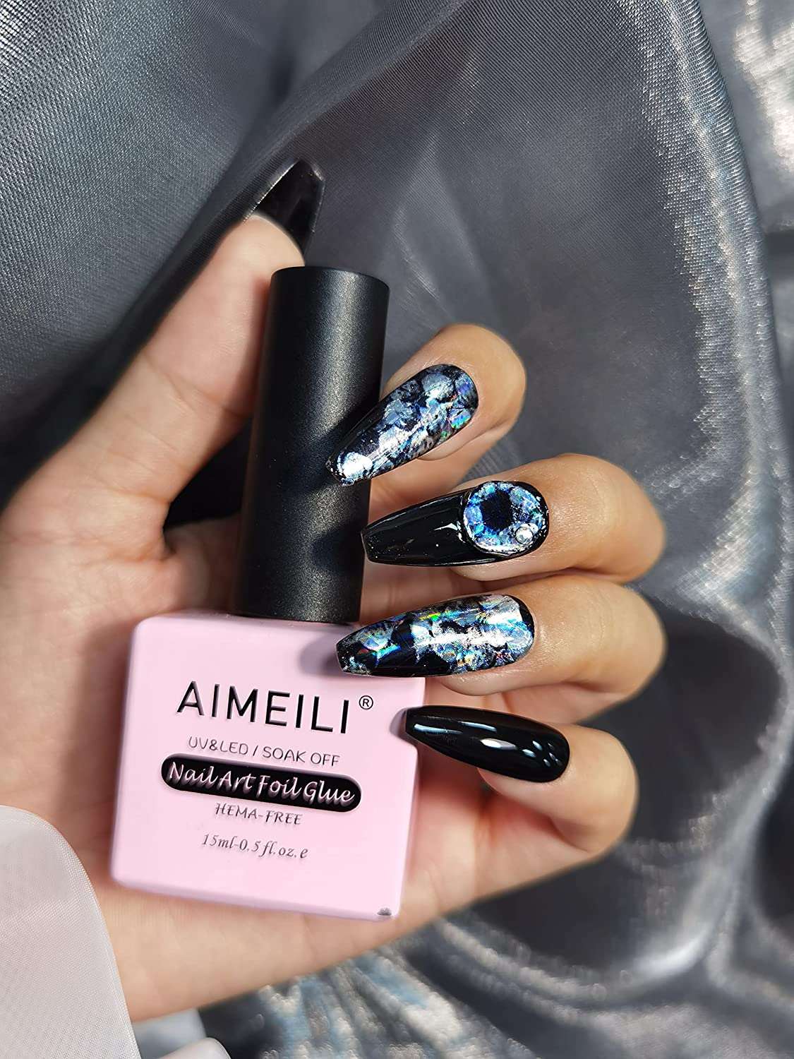 nail foil art