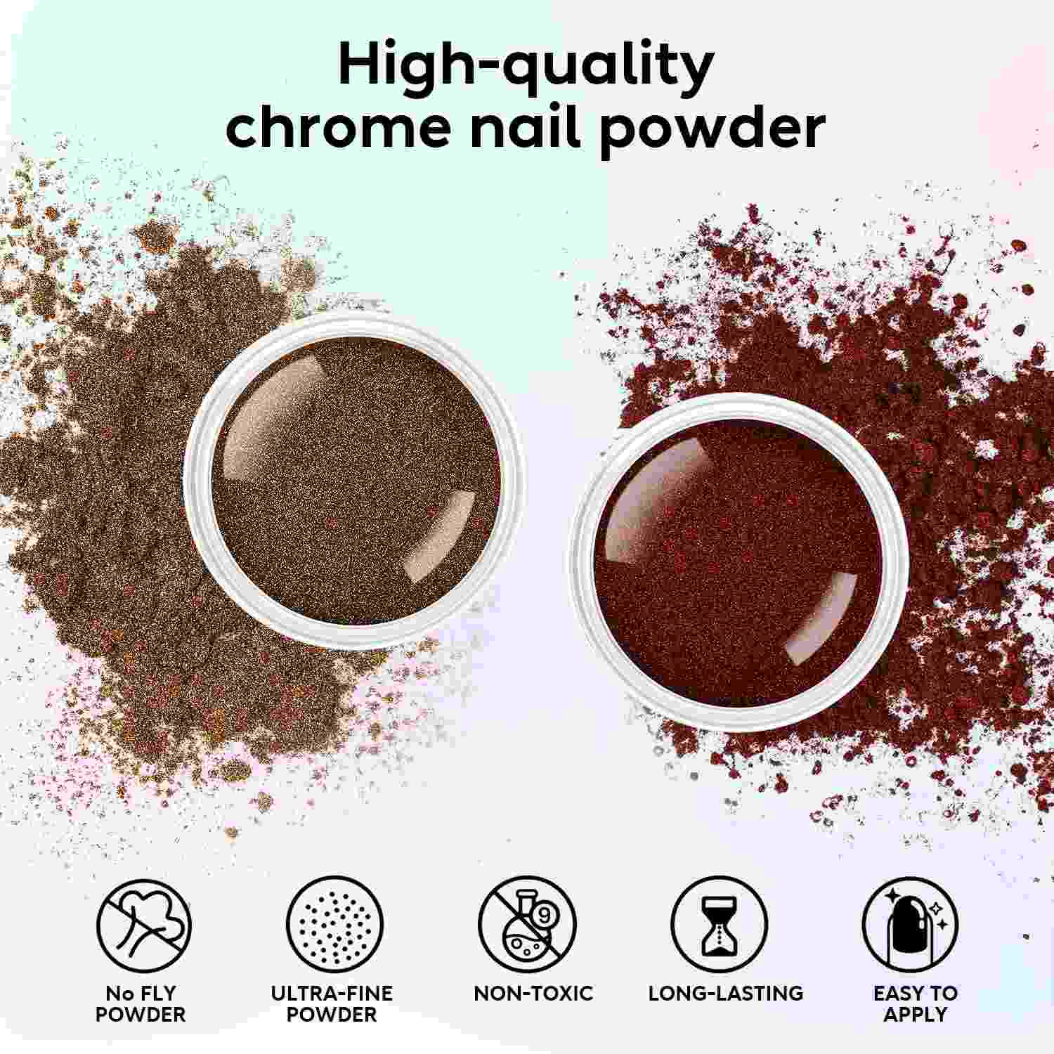 mirror chrome nail powder
