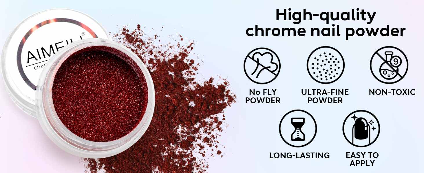 high quality chrome nail powder
