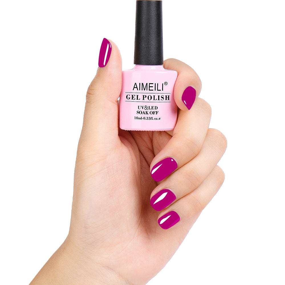 neon pink gel