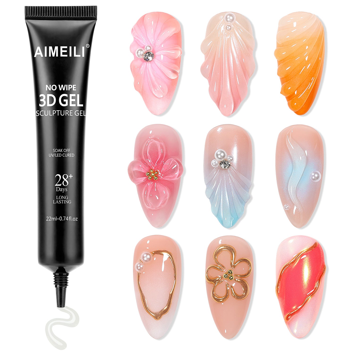 22g 3D Nail Art Gel