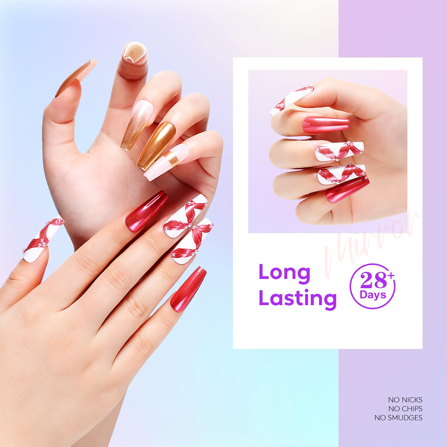 best chrome nail powder