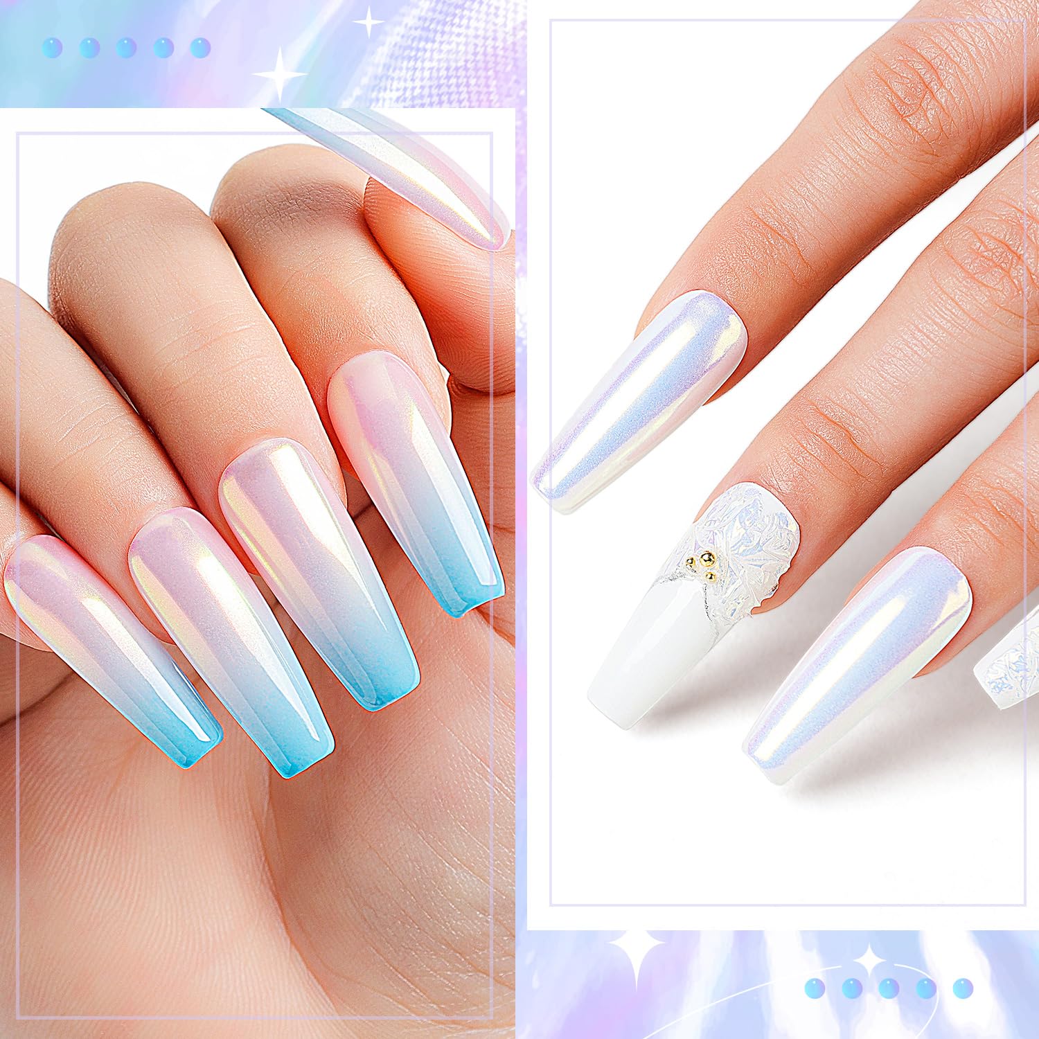 nail art chrome powde