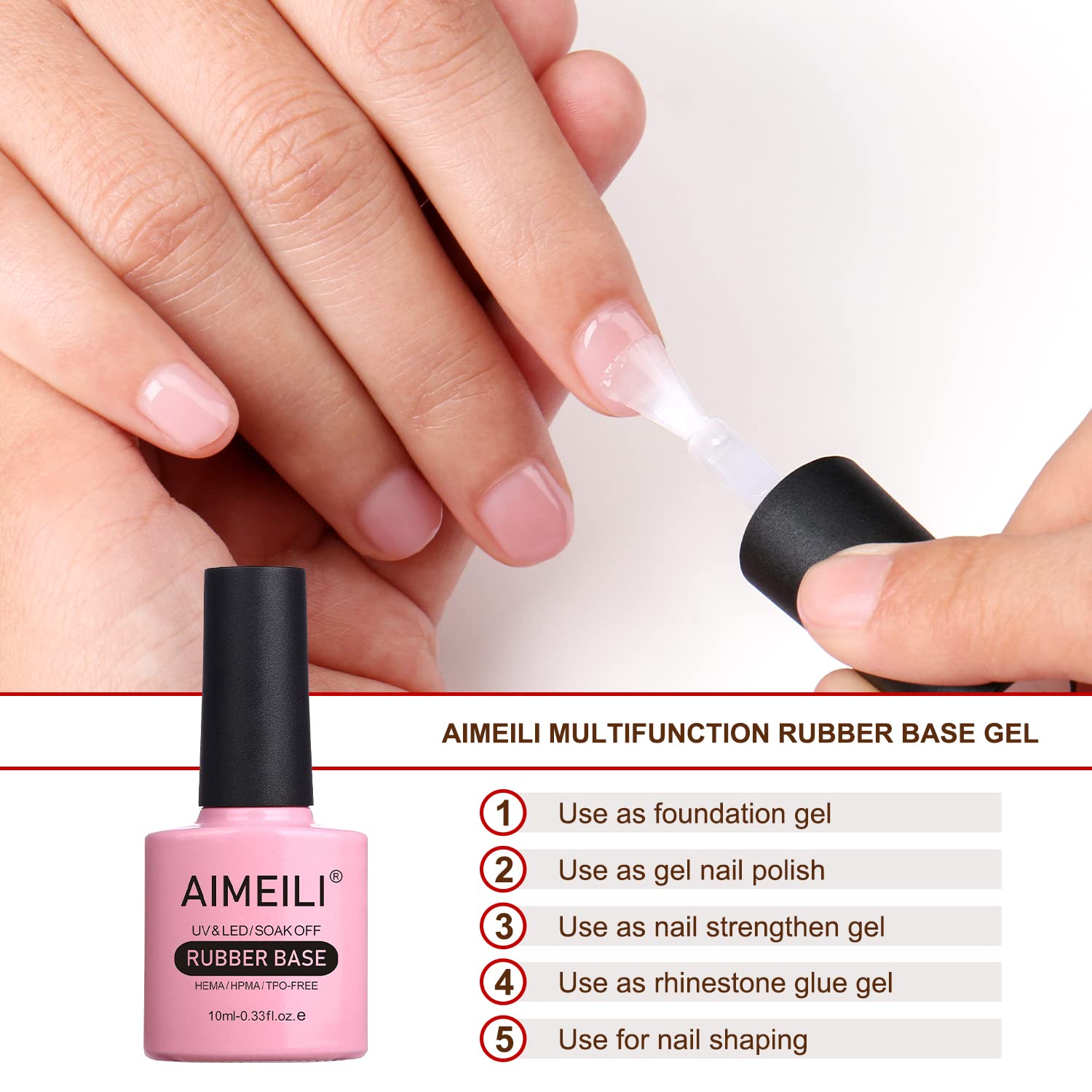 rubber nail base