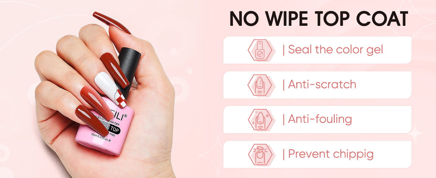 No wipe top coat