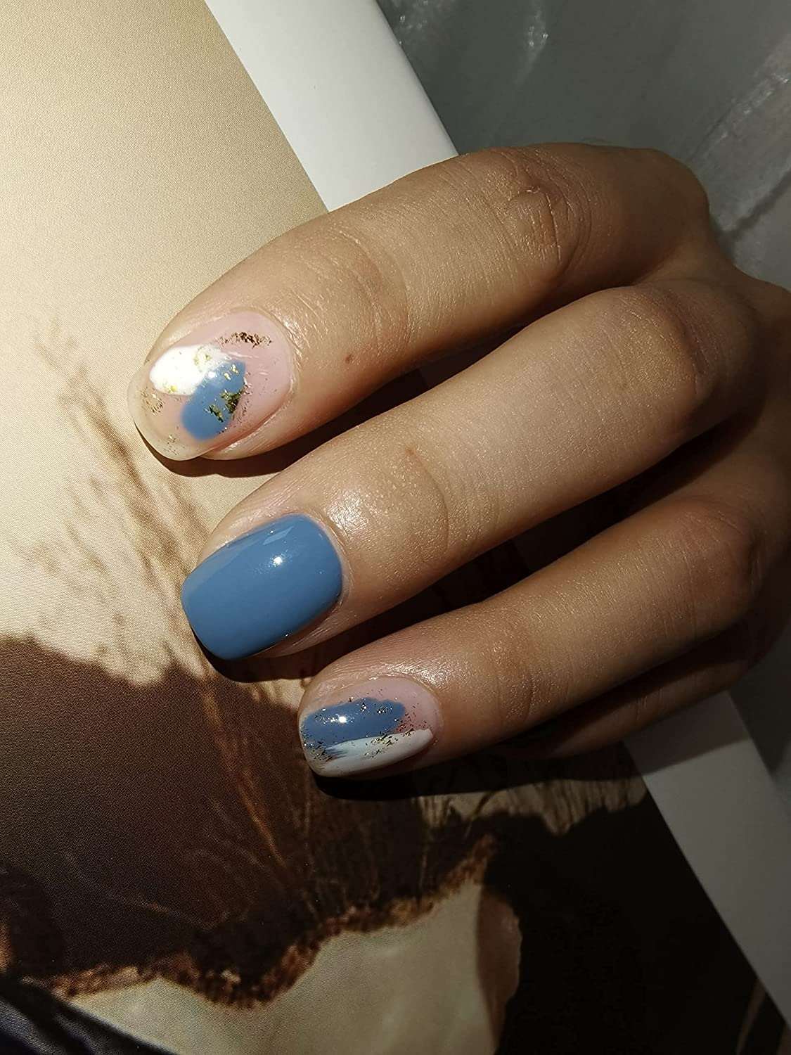 blue nail polish colors