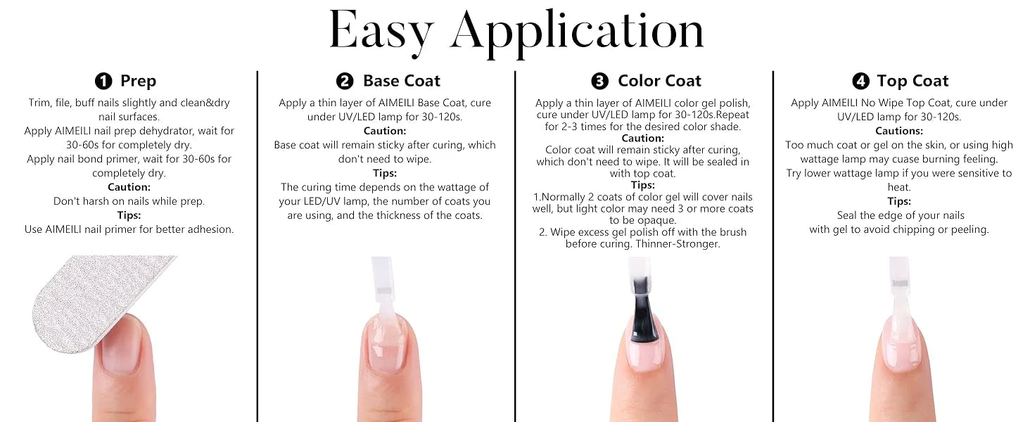 how to apply glitter gel nail polish