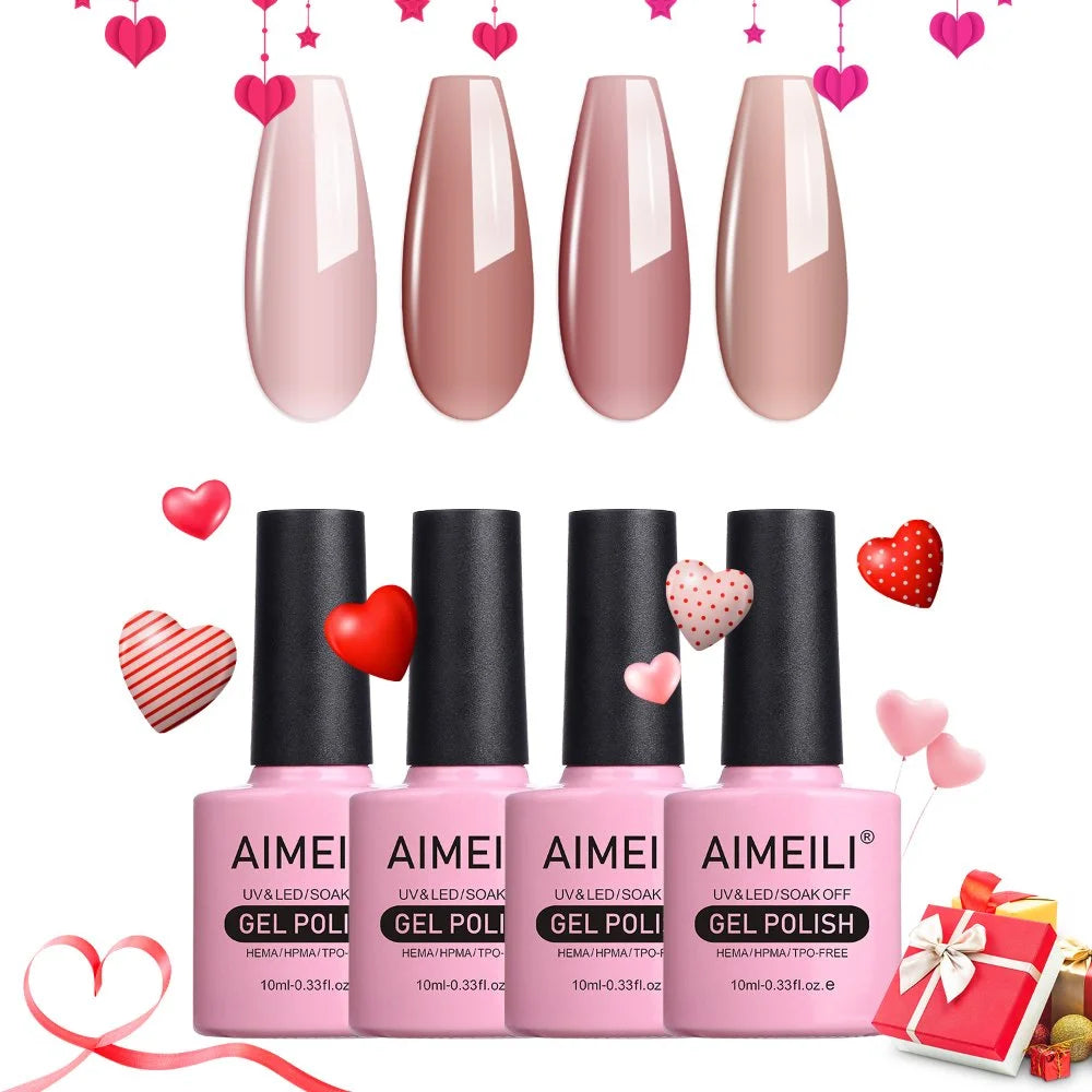 nude gel polish