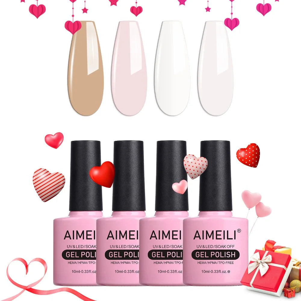 cute nude nails